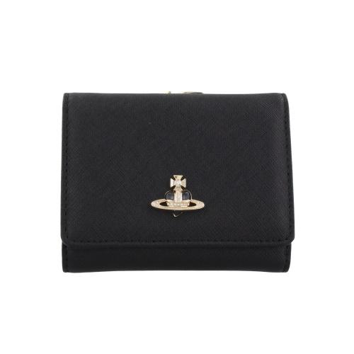 ヴィヴィアンウエストウッド三つ折り財布レディースDIAMANTESERIESブラックVivienne...