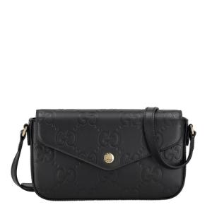 グッチ ショルダーバッグ レディース GG スーパーミニ ショルダーバッグ ブラック GUCCI 772794 AADLO 1000