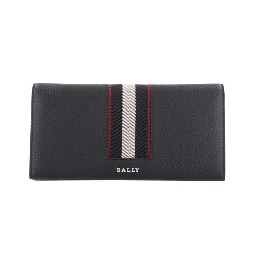 バリー 長財布 メンズ ブラック BALLY 6306283 ADRIA BLACK PALLADI...