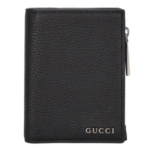 グッチ 二つ折り財布 メンズ ブラック GUCCI 795292 AABXM 1000 ブラック