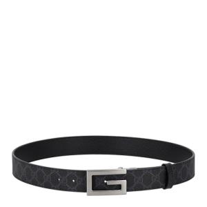 グッチ ベルト メンズ スクエアG バックル リバーシブル ベルト ブラック GUCCI 626974 K9GSN 1000