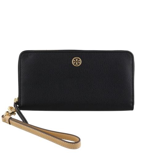 トリーバーチ 長財布 レディース ROBINSON ZIP CONTINENTAL ブラック TOR...