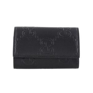 グッチ 二つ折り財布 メンズ ブラック GUCCI 625565 1W3AN 1000