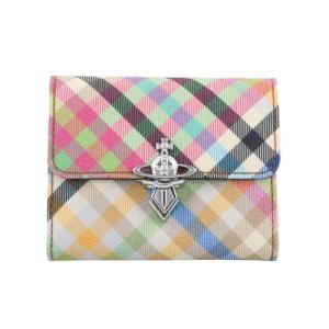 ヴィヴィアンウエストウッド 三つ折り財布 レディース ORB CLASP WALLET マルチカラー Vivienne Westwood 5115003LW S001S O315 HEATHER PLAID