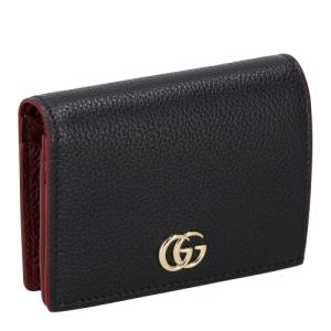 グッチ 二つ折り財布 レディース ブラック G...の詳細画像1