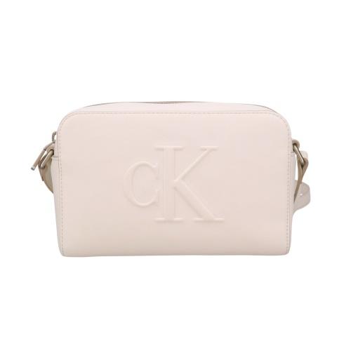 カルバンクライン ショルダーバッグ レディース EW CAMERA BAG ホワイト Calvin ...
