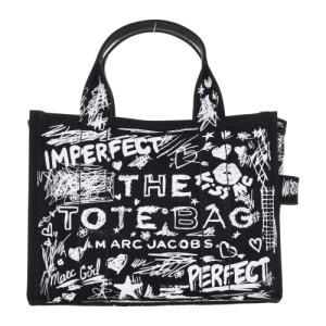 マークジェイコブス トートバッグ レディース THE PUNK SCRIBBLE CANVAS TOTE BAG SMALL TOTE ブラック Marc Jacobs 2S6HTT016H02 002 BLACK MULTI