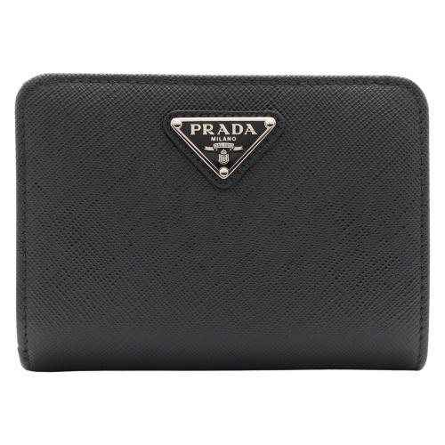 Prada Prada SAFFIANO TRIANGOLO 二つ折り財布 1ML018