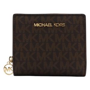 マイケルコース 二つ折り財布 レディース JET SET TRAVEL ブラウン MICHAEL KORS 35H3GTVF2B BROWN 爆買