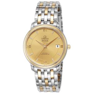 オメガ OMEGA 424.20.24.60.55.001 デビル プレステージ 8Pダイヤ クォーツ レディース 美品 _935950 OMEGA - オメガ OMEGA 424.20.24.60.55.001 デビル プレステージ 8P