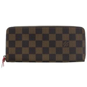 ルイヴィトン LOUIS VUITTON 長財布 ダミエ・エベヌ ポルトフォイユ・クレマンス スリーズ N60534｜sekido