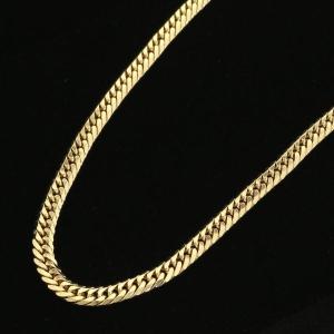 喜平 ネックレス K18 6面 ダブル 50cm 30g 造幣局検定マーク刻印入