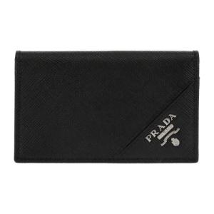 【極美品】プラダ カードケース 名刺入れ サフィアーノレザー 黒 1MC122 プラダ PRADA 名刺入れ カードケース サフィアーノ 新品 メンズ