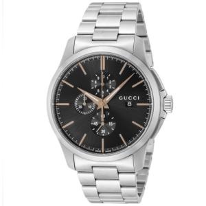 GUCCI（グッチ） 腕時計 メンズ Gクロノ クロノグラフ 38mm ブラック
