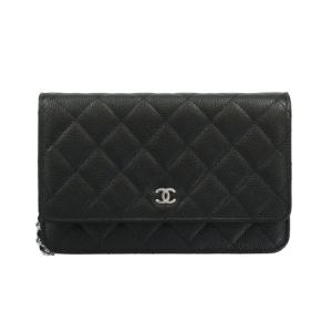 CHANEL シャネル カードケース レディース ブラック AP3595