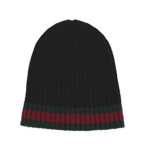 GUCCI グッチ ニット帽 メンズ レディース ブラック 452398 GUCCI グッチ ニット帽 メンズ レディース ブラック 452398
