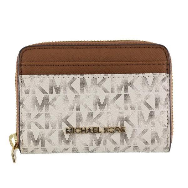 マイケルコース MICHAEL KORS カードケース レディース ホワイト 35H9GTVZ2B ...