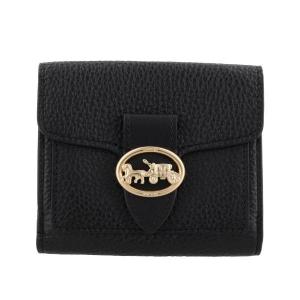 コーチ アウトレット COACH 二つ折り財布 レディース ブラック 6654 IMBLK