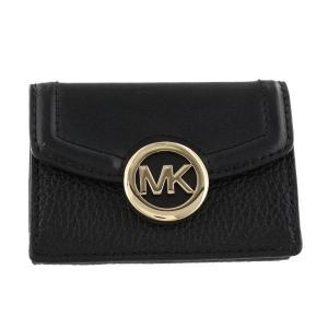 マイケルコース MICHAEL KORS 三つ折り財布 レディース ブラック 35T0GFTP5B 001 BLACK｜sekido