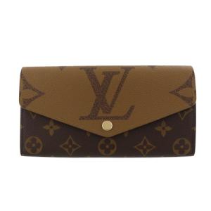 ルイヴィトン 長財布 モノグラム リバース ポルトフォイユ・サラ ブラウン LOUIS VUITTON M80726｜GINZA LoveLove