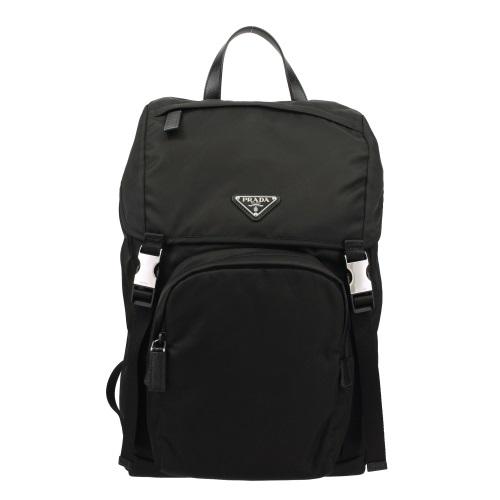 プラダ リュックサック バックパック メンズ  ブラック PRADA 2VZ135 V HOL 2D...