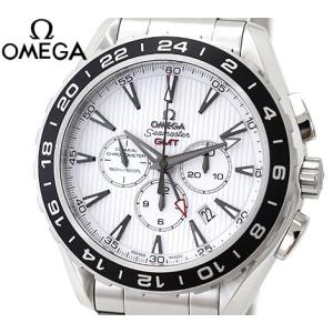 OMEGA  オメガ 231.10.44.52.04.001 SEAMASTER AQUA TERRA シーマスター アクアテラ 150M コーアクシャル クロノグラフ GMT メンズ 腕時計 自動巻 並行輸入品｜sekine