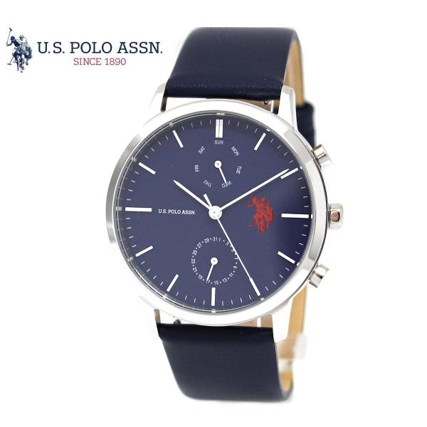 U.S.POLO ASSN US-12ABLBL ユーエスポロアッスン 腕時計 アナログ クォーツ ...