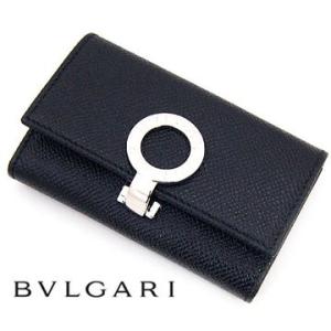 BVLGARI　ブルガリ　30422 BLACK　ブルガリ・ブルガリ　キーホルダー　スモール　6連キーケース　ブラック｜sekine