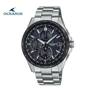 CASIO　OCEANUS　OCW-T2600J-1AJF　カシオ　オシアナス  Classic Line 腕時計 アナログ  ソーラー電波 チタン マルチバンド6　シルバー ブラック文字盤 メンズ｜sekine