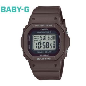 CASIO BABY-G BGD-5650-5JF カシオ レディース　腕時計 ソーラー電波　デジタル　スクエアデザイン カジュアル ブラウン｜sekine