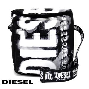 DIESEL ディーゼル X09474 P6338 T8013 ショルダーバッグ クロスボディバッグ 斜め掛け 軽量 ロゴ ブラック メンズ 新品｜sekine