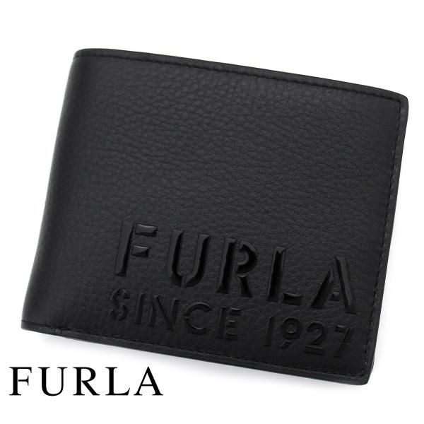 FURLA フルラ MP00023 BX0364 O6000 メンズ 二つ折り財布 小銭入れ付き テ...