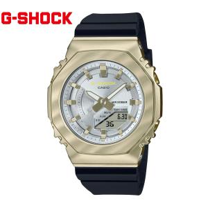 CASIO G-SHOCK GM-S2100BC-1AJF カシオ　腕時計 WOMEN レディース　Bell e Courbe デジタルアナログ  オクタゴン 八角形 ライトイエローゴールド ブラック｜sekine