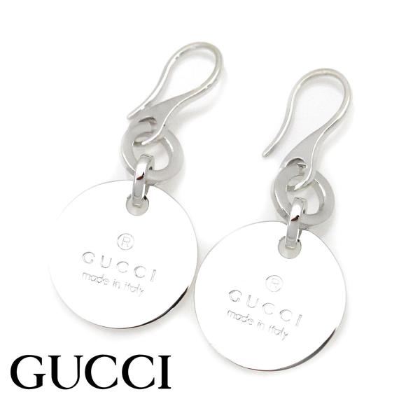 GUCCI グッチ 151391 J8400 8106 トレードマーク サークル プレート ロゴ フ...