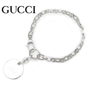 GUCCI グッチ 152056 J8400 8106 ブレスレット トレードマーク TRADEMARK ラウンドプレート 19cm アクセサリー シルバー 新品 ギフト ユニセックス｜sekine