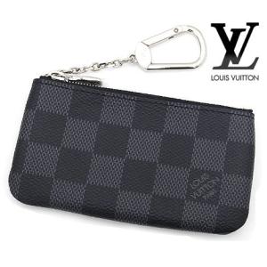 LOUIS VUITTON ルイ ヴィトン N60155 ダミエ・グラフィット ポシェット・クレ キーリング付 コインケース 新品 メンズ ギフト 人気