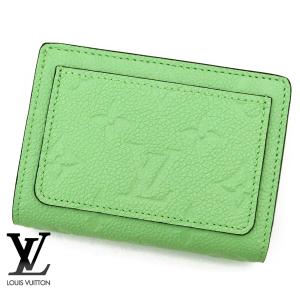 LOUIS VUITTON ルイ ヴィトン M82049 モノグラム・アンプラント ポルトフォイユ・クレア 小銭入れ付き 二つ折り財布 VERT POMME ヴェール ポム グリーン系 新品｜sekine