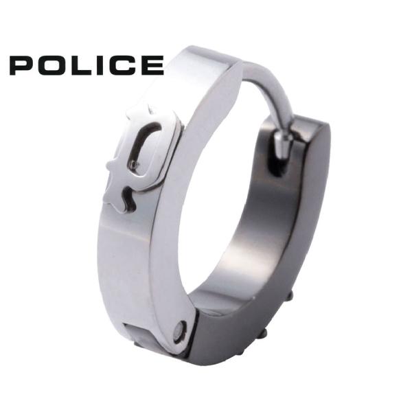 POLICE ポリス GE2102531 UYUNI ピアス アクセサリー フープ ワッカ シングル...