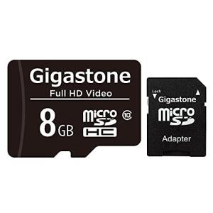 Gigastone 8GB Micro SDカード, Full HD Video対応 監視カメラ アクションカメラ ドローン対応 Gopro アクショ