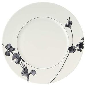 NARUMI プレート 皿 黒植物 ブラック 23cm ミート 電子レンジ温め対応 日本製 51230-5514