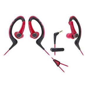 audio-technica SONICSPORT カナル型イヤホン 防水仕様 スポーツ向け レッド ATH-SPORT1 RD
