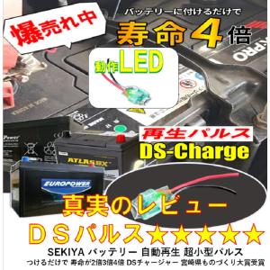 バイクバッテリー 自動再生 超小型パルス DS Charger バッテリー交換不要 バッテリーにつけるだけで 寿命が２倍３倍！ SEKIYA｜sekiyaeco