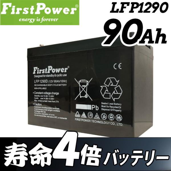 劣化防止パルス付 EB65 90Ah コスパ最強 サイクルバッテリー FIRSTPOWER ファース...