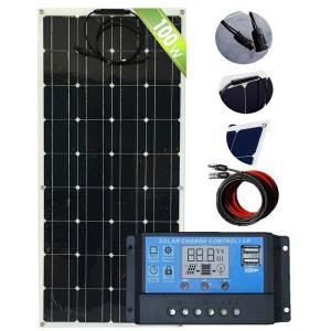折りたたみソーラーパネル 220W 高効率 低照度発電 高耐久 830×1420mm