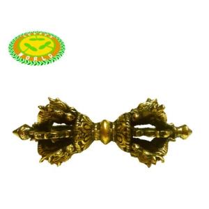 ネパール・チベット仏具 チベットベル（ガンダー）ドルジェ（金剛杵