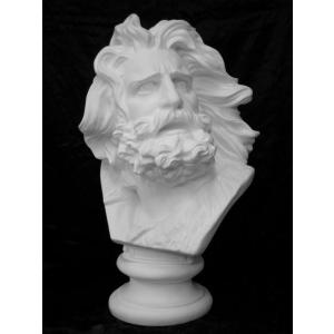 K−163 アグリッパ胸像（面取り） : 石膏像ドットコム - 通販