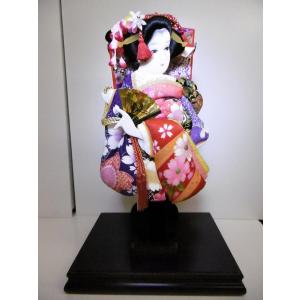 羽子板立飾り 友禅 早春11号 (横幅23cm・奥行18cm...