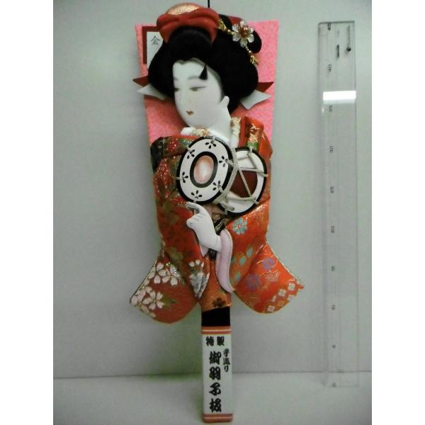 羽子板 単品☆ 彩 木目込み振袖 １５号（高さ４５ｃｍ＋α） ☆女の子の初正月のお祝いに！ガラスケー...