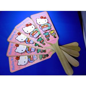 羽根つき用 キャラクター羽子板☆ はろうきてぃ羽子板セット （羽子板