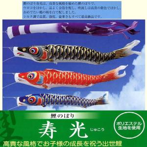 鯉幟＋吹流(ポール・矢車別売)☆ナイロン鯉のぼり1．5m3匹千鳥